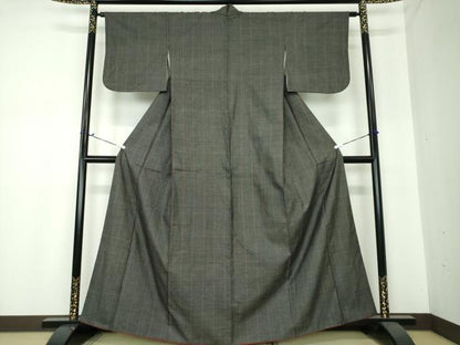 平和屋着物●本場大島紬 7マルキ 縞 正絹 逸品 DAAS3727ps