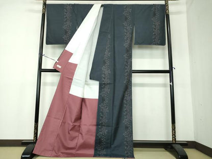 平和屋着物●本場大島紬 アンサンブル 花間道 やまと誂製 正絹 逸品 未使用 DAAS3735ps