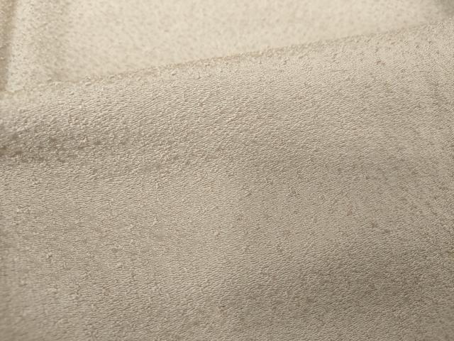 平和屋着物●上質な色無地 紋意匠 茶鼠色 正絹 逸品 未使用 DAAS3745ps