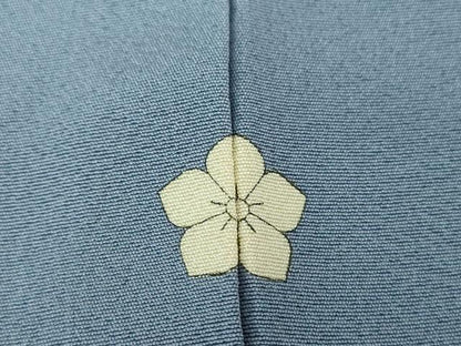 平和屋着物●本加賀友禅作家　奥原一就　色留袖　孔雀更紗花文　証紙付き　ロング丈　正絹　逸品　DAAS3752ps