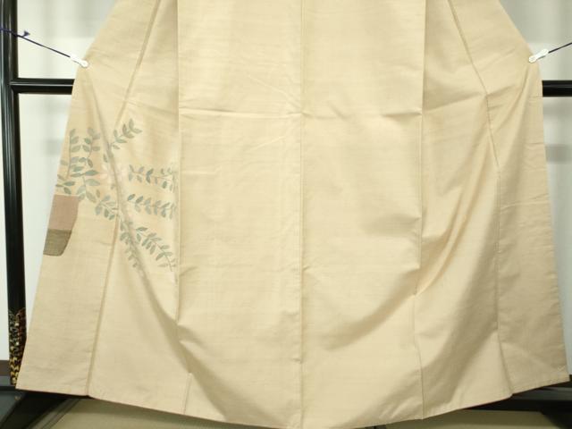 平和屋着物●色留訪問着 紬地 飾花文 正絹 逸品 未使用 DAAS3799ps