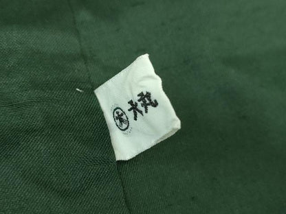 平和屋着物●本場結城紬 重要無形文化財 100亀甲 葡萄蔦の葉文 大丸扱い 正絹 逸品 DAAS3803ps