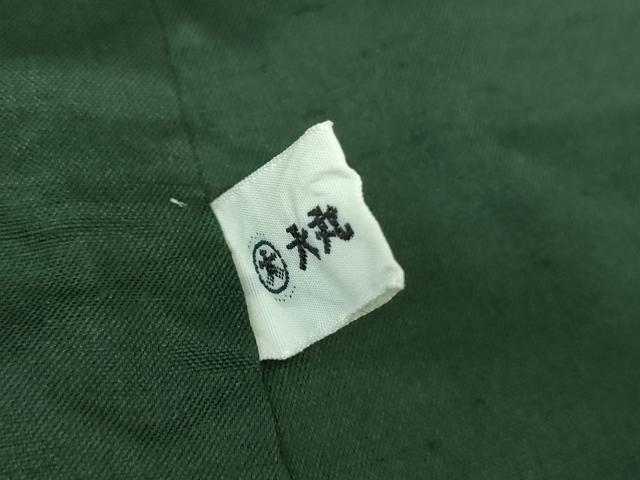 平和屋着物●本場結城紬 重要無形文化財 100亀甲 葡萄蔦の葉文 大丸扱い 正絹 逸品 DAAS3803ps