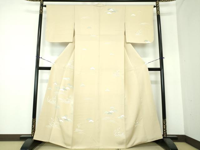 平和屋着物●訪問着 流水松文 金彩 正絹 逸品 未使用 DAAS3818ps