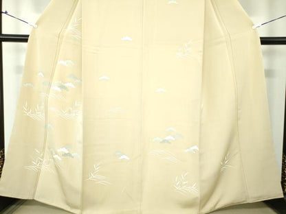 平和屋着物●訪問着 流水松文 金彩 正絹 逸品 未使用 DAAS3818ps
