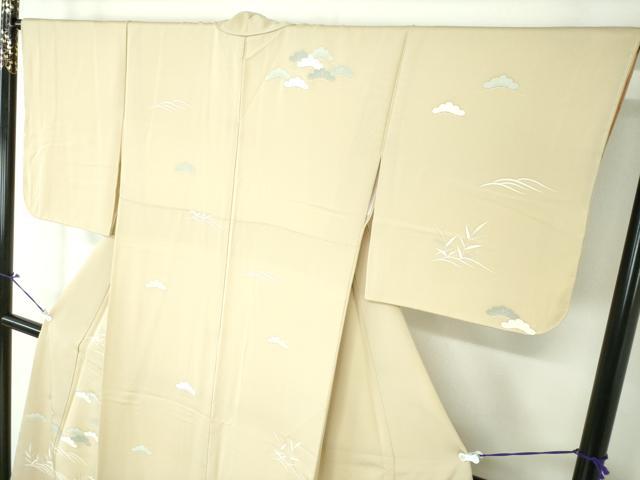 平和屋着物●訪問着 流水松文 金彩 正絹 逸品 未使用 DAAS3818ps