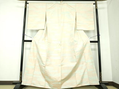 平和屋着物●上質な紬 抽象文様 正絹 逸品 未使用 DAAS3841ps