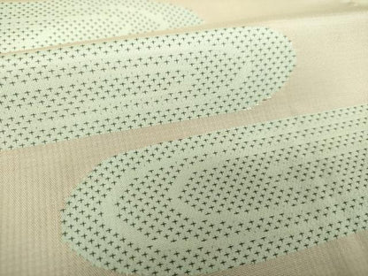 平和屋着物●上質な紬 抽象文様 正絹 逸品 未使用 DAAS3841ps