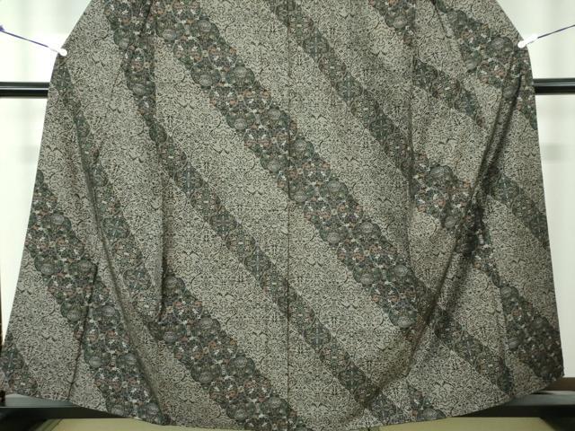 平和屋着物●本場大島紬 訪問着 9マルキ 立涌鳥獣花文 正絹 逸品 DAAS3848ps
