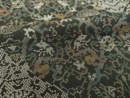 平和屋着物●本場大島紬 訪問着 9マルキ 立涌鳥獣花文 正絹 逸品 DAAS3848ps