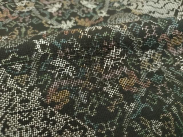 平和屋着物●本場大島紬 訪問着 9マルキ 立涌鳥獣花文 正絹 逸品 DAAS3848ps