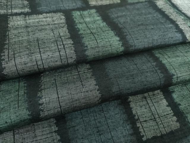 平和屋着物●上質な紬　格子　正絹　逸品　DAAS3854ps