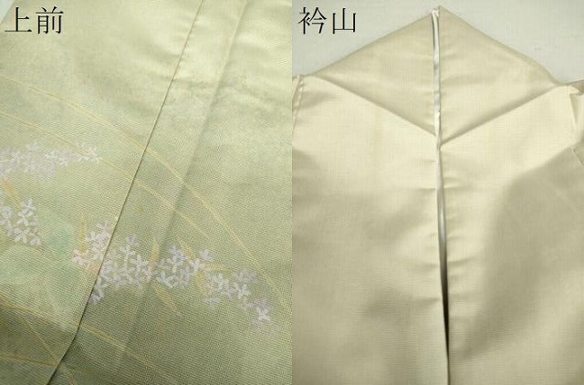 平和屋着物●本場大島紬 訪問着 作家物 手描き 花鳥文 正絹 逸品 DAAS3876ps