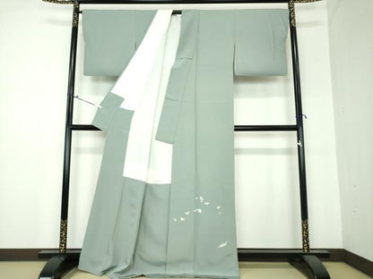 平和屋着物●京加賀糸目友禅作家 山崎巌 色留袖 舞花文 正絹 逸品 DAAS3886ps