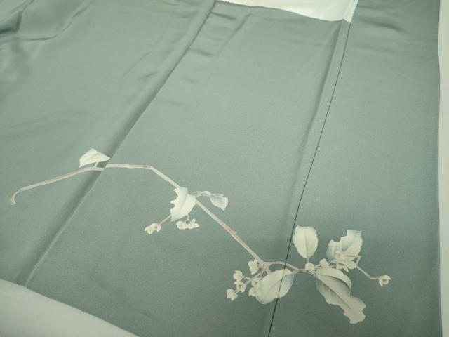 平和屋着物●京加賀糸目友禅作家 山崎巌 色留袖 舞花文 正絹 逸品 DAAS3886ps