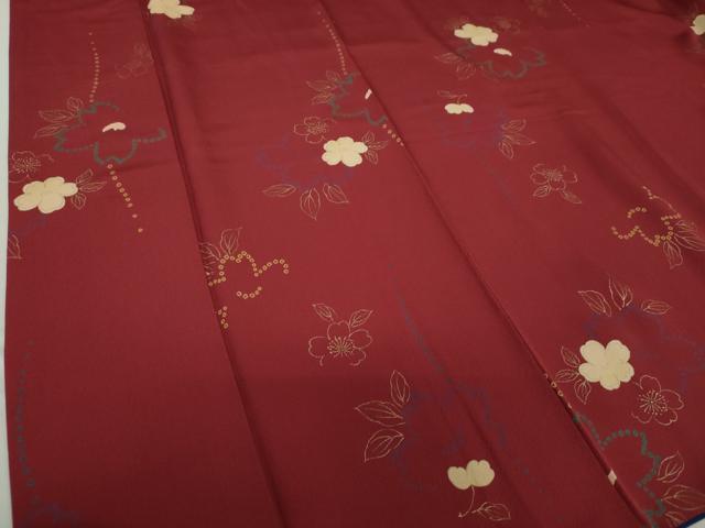 平和屋着物●上質な小紋　舞桜　金彩　正絹　逸品　DAAS3917ps