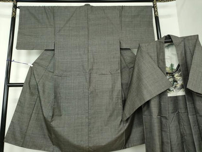 平和屋着物●男性 本場大島紬 アンサンブル 100亀甲 総詰め 正絹 逸品 DAAS3949ps