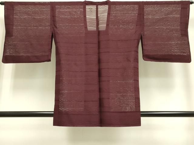 平和屋着物▽道行コート スリーシーズン 春夏秋 塵除け 横段紋紗 正絹 逸品 DAAS4001du