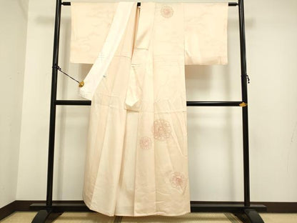 平和屋着物▽中国三大刺繍 相良刺繍 総刺繍 訪問着 単衣 花鳥文 正絹 逸品 DAAS4012du