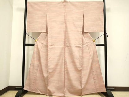 平和屋着物▽上質な紬 単衣 霞文 正絹 逸品 未使用 DAAS4014du