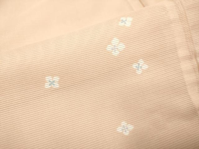 平和屋着物＊夏物　小紋　絽　舞花文　洗える着物　DAAS4154du