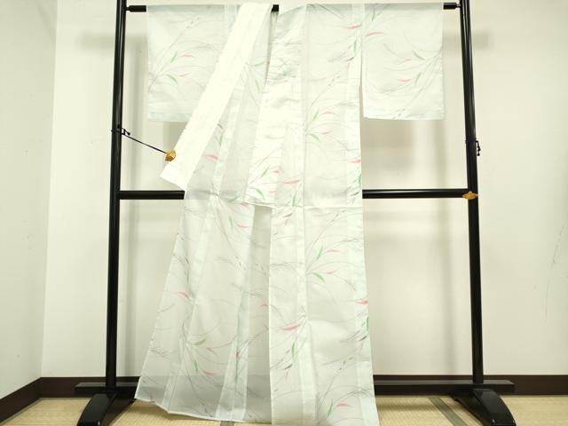 平和屋着物＊夏物　小紋　絽　薄文　洗える着物　DAAS4219du