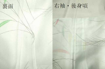 平和屋着物＊夏物　小紋　絽　薄文　洗える着物　DAAS4219du