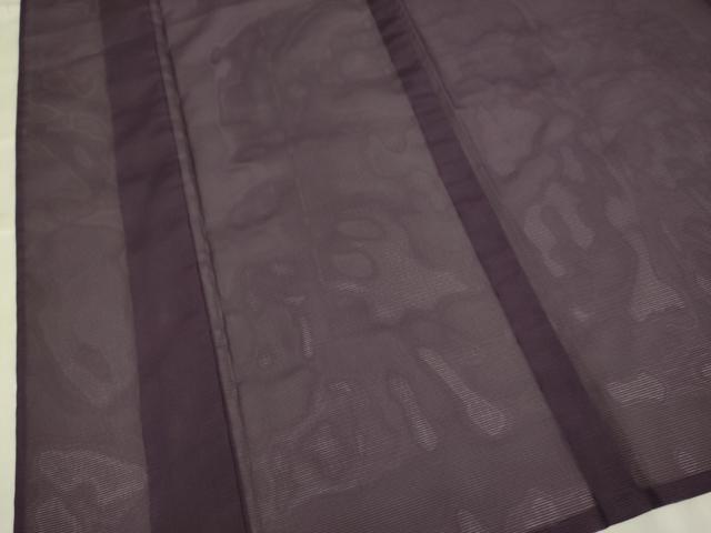 平和屋着物＊夏物 色無地 絽 似せ紫色 洗える着物 DAAS4465du