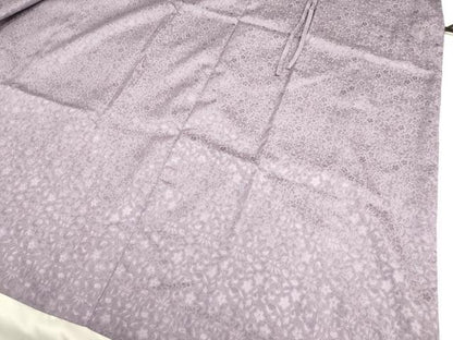平和屋着物●道中着　ロング丈　リバーシブル　袷　紋紗　水玉　金銀彩　正絹　逸品　DAAS4477du