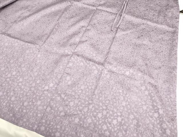 平和屋着物●道中着　ロング丈　リバーシブル　袷　紋紗　水玉　金銀彩　正絹　逸品　DAAS4477du