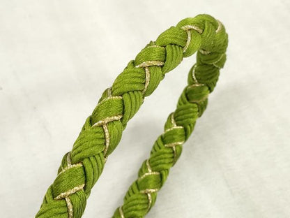 平和屋着物●和装小物 振袖用帯締め 飾り付き 飾り玉 丸組 金糸 逸品 未使用 DAAS6431zzz