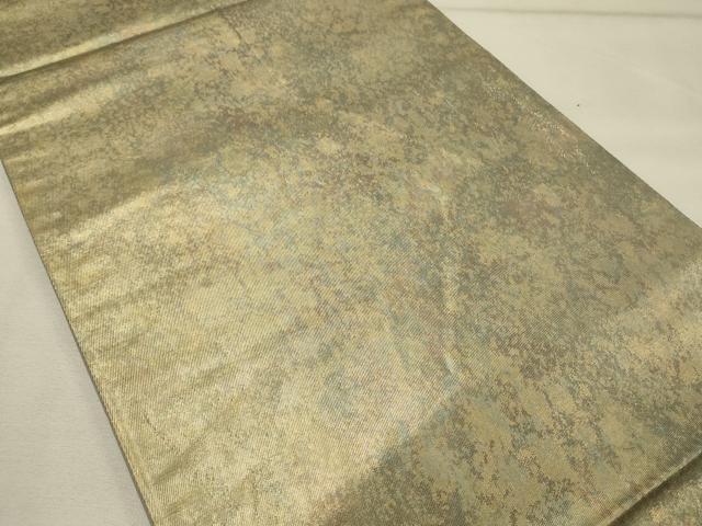 平和屋着物◎六通柄袋帯 霞文 引箔 正絹 逸品 DAAS8050qp