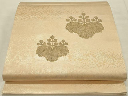 平和屋着物◎太鼓柄袋帯 桐文 金彩 引箔 正絹 逸品 DAAS8051qp