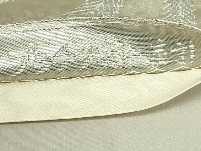 平和屋着物◎六通柄袋帯 彩京錦 鳳凰花文 プラチナ箔二重引 正絹 逸品 DAAS8231qp
