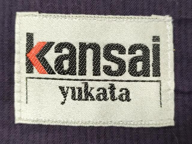 平和屋着物∴夏物 世界的ファッションデザイナー 山本寛斎 kansaiブランド 浴衣・作り帯・桐下駄セット 綿紅梅 乱菊 綿 逸品 DAAS8648cd