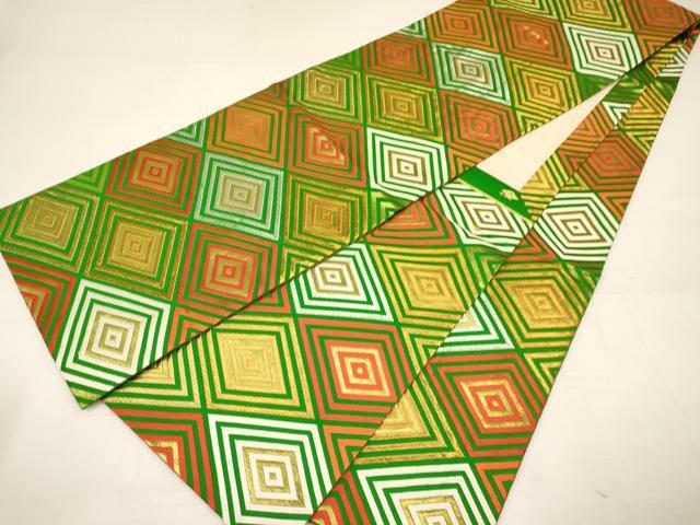 平和屋着物∵女の子　十三参り　子供　祝着・袋帯セット　駒刺繍　花蝶文　暈し染め　金彩　逸品　DAAS9066ma