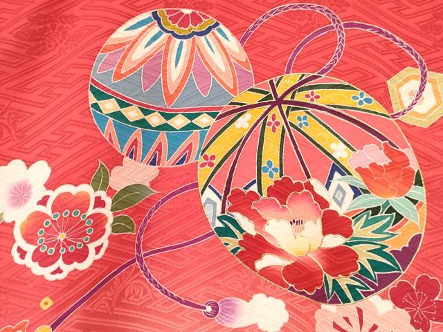 平和屋着物[]お宮参り　女の子　祝着　産着　初着　のしめ　絞り　鞠花文　暈し染め　金彩　逸品　DAAS9199ma