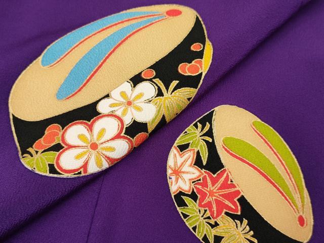平和屋着物∵女の子 十三参り 子供 ぽっくり下駄 金彩 逸品 未使用 DAAS9257ma