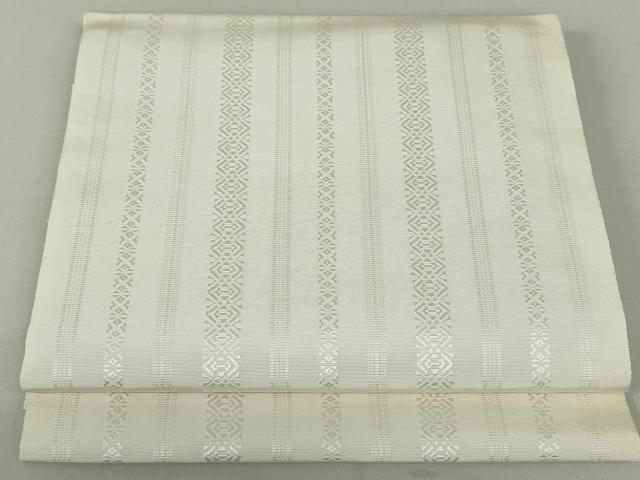 平和屋着物●本場筑前博多織 八寸名古屋帯 献上 正絹 逸品 DAAT0140ob