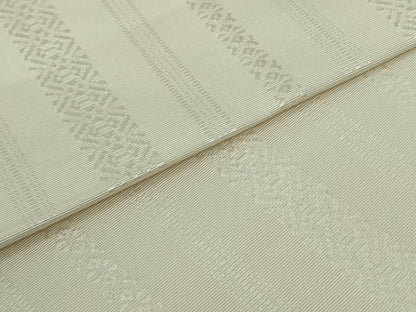 平和屋着物●本場筑前博多織 八寸名古屋帯 献上 正絹 逸品 DAAT0140ob