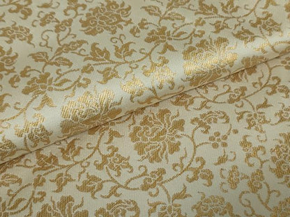 平和屋着物●銀座きしや　九寸開き名古屋帯　牡丹唐草文　正絹　逸品　DAAT0181ob