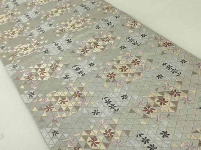 平和屋着物●こむさでもーど・COMME CA DU MODE 六通柄袋帯 唐織 舞花文 やまと誂製 正絹 逸品 DAAT0217ob