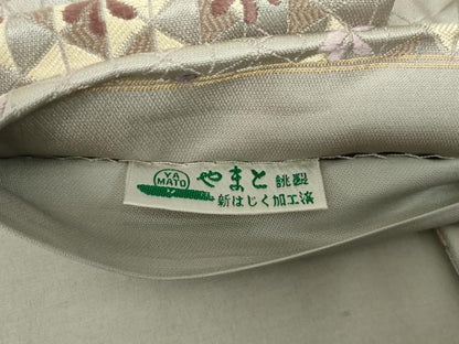 平和屋着物●こむさでもーど・COMME CA DU MODE 六通柄袋帯 唐織 舞花文 やまと誂製 正絹 逸品 DAAT0217ob