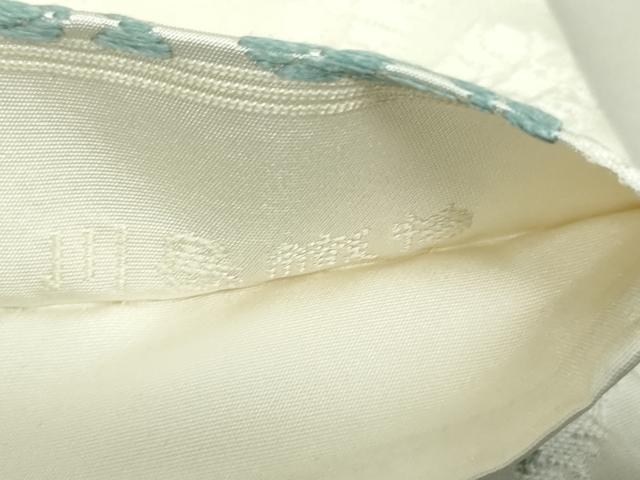 平和屋着物●西陣　川島織物　九寸名古屋帯　唐織　花丸文　正絹　逸品　DAAT0369ob