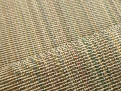 平和屋着物●本塩沢 やまだ織 八寸名古屋帯 間道 正絹 逸品 DAAT0425ob