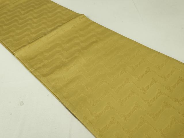 平和屋着物●染色作家 斉藤三才 両面 全通柄袋帯 三才鳥 金糸 正絹 逸品 DAAT0486ob