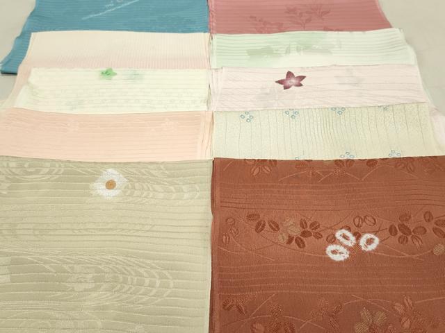 平和屋着物＊夏物 和装小物 帯揚げ10枚 全て正絹 未使用品あり 逸品 DAAT0522by