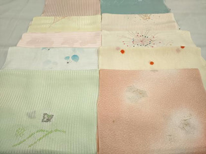 平和屋着物＊夏物 和装小物 帯揚げ10枚 全て正絹 逸品 DAAT0656by