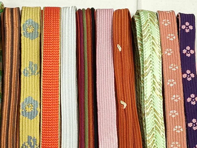 平和屋着物●和装小物 帯締め20本 高麗組 冠組 観世組 金銀糸 逸品 DAAT0797by