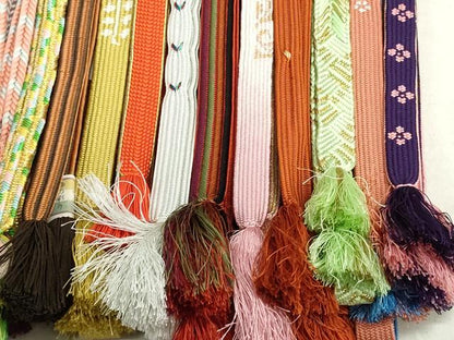平和屋着物●和装小物 帯締め20本 高麗組 冠組 観世組 金銀糸 逸品 DAAT0797by